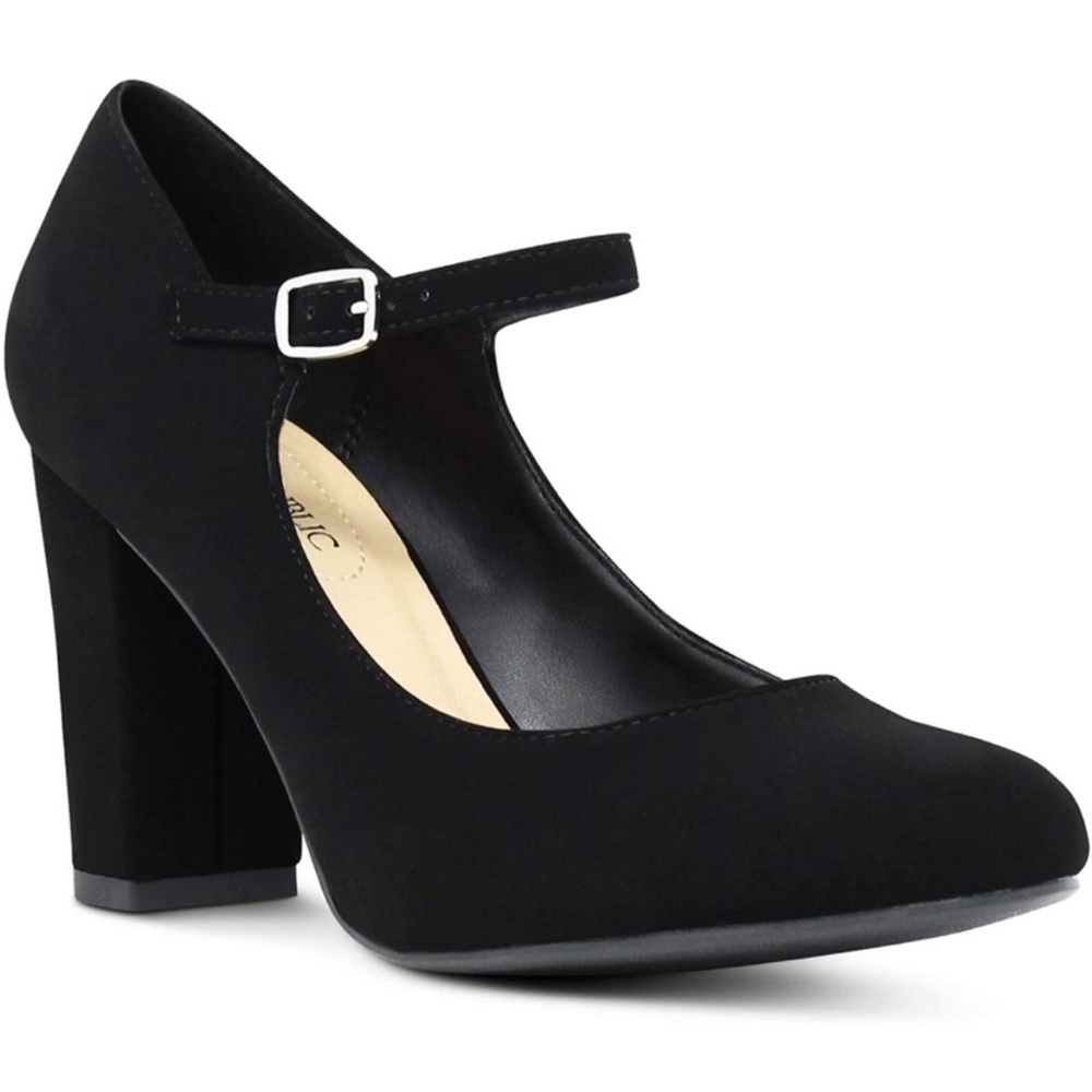 - Marco Republic Black Nubuck Monaco Heels Comfort Pumps NEW IN BOX Jerusalem